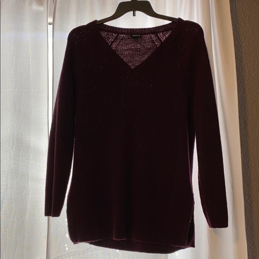 Plum sweater